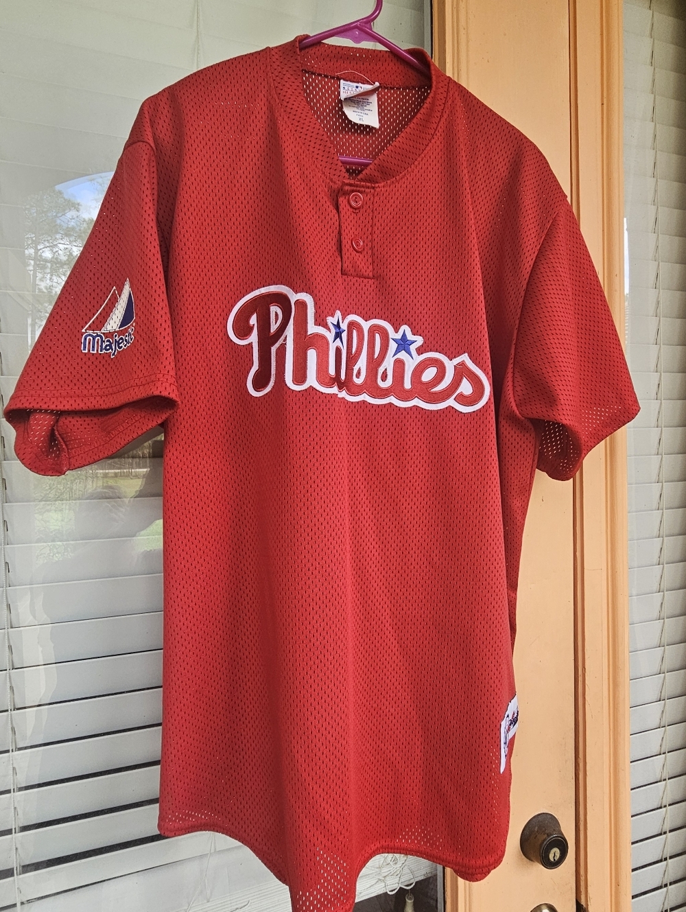PHILLIES JERSEY, MAJESTIC Phillies Baseball Academy JERSEY, XL